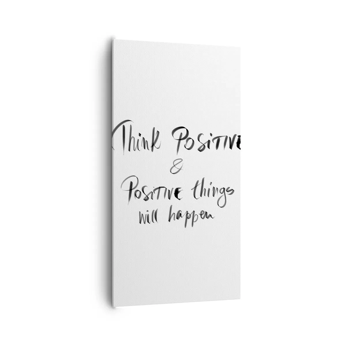 Lærredstryk - Billede på lærred - Hvordan skal man leve? - 65x120 cm