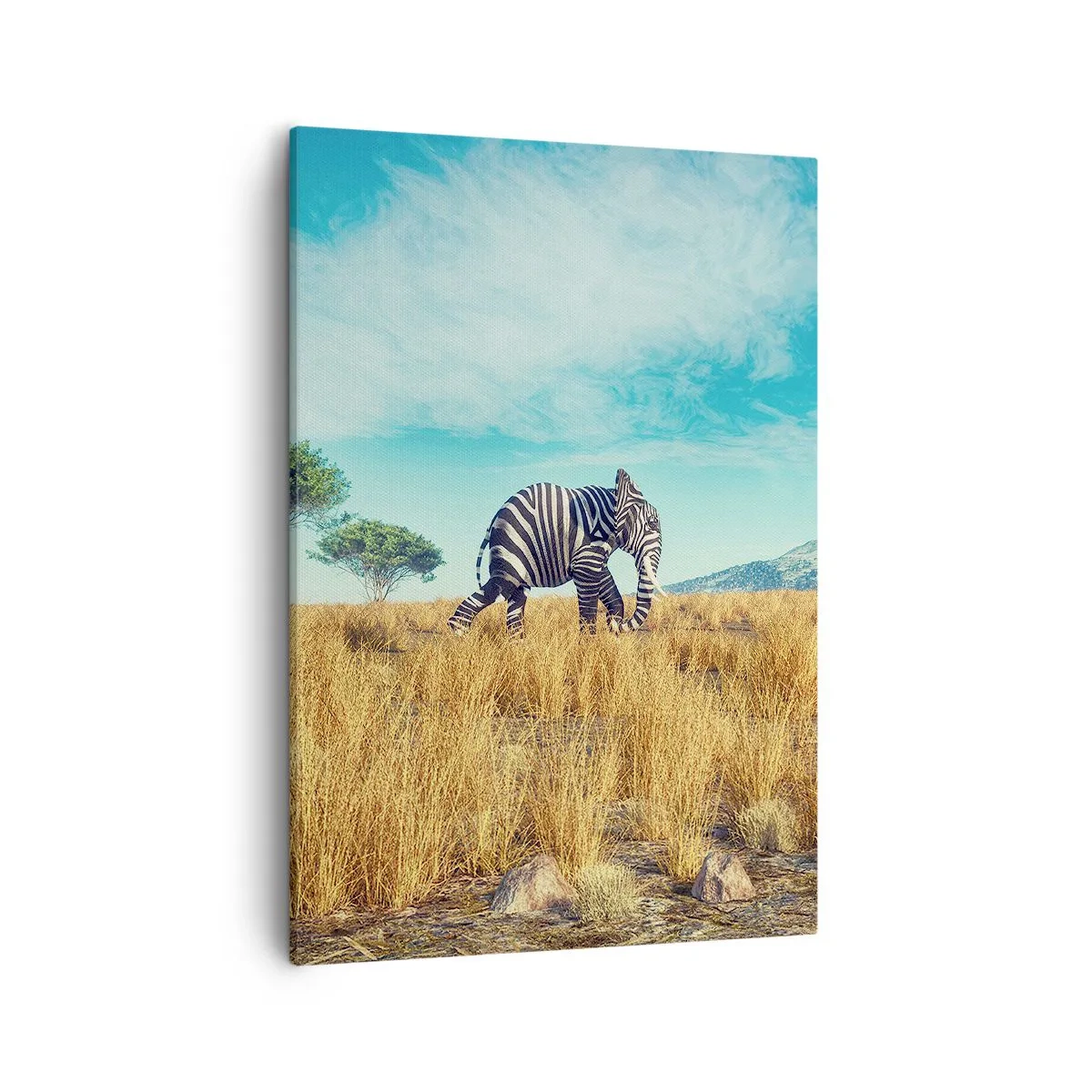 Lærredstryk - Billede på lærred - Grå er ikke længere på mode - 50x70 cm