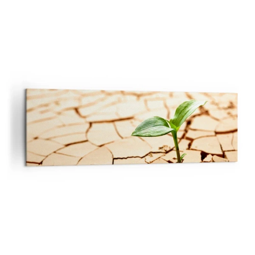Lærredstryk - Billede på lærred - Den ukuelige livskraft - 160x50 cm