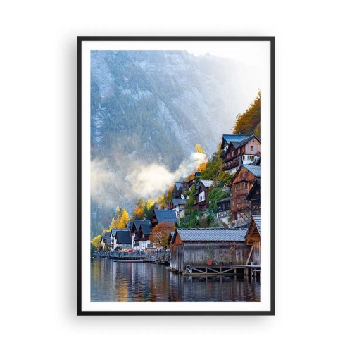 Plakat i sort ramme - Alpine climes - 70x100 cm