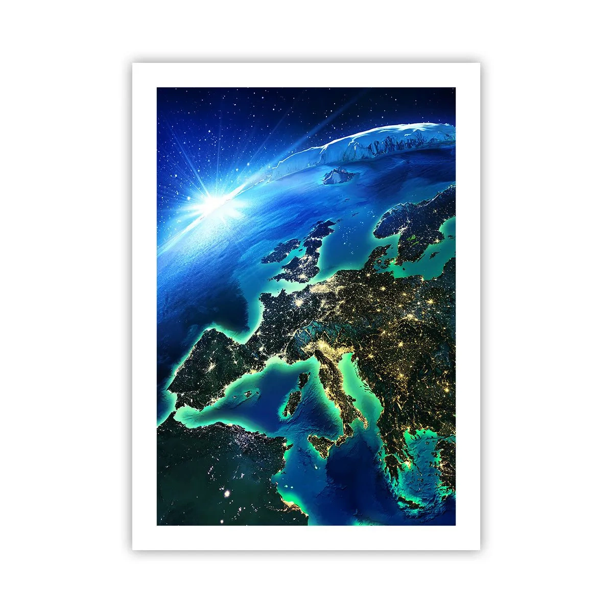 Plakat - Et funklende Europa - 50x70 cm
