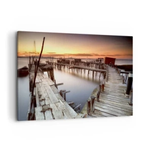 Lærredstryk - Billede på lærred - Autentisk, ikke en turistattrapp - 100x70 cm