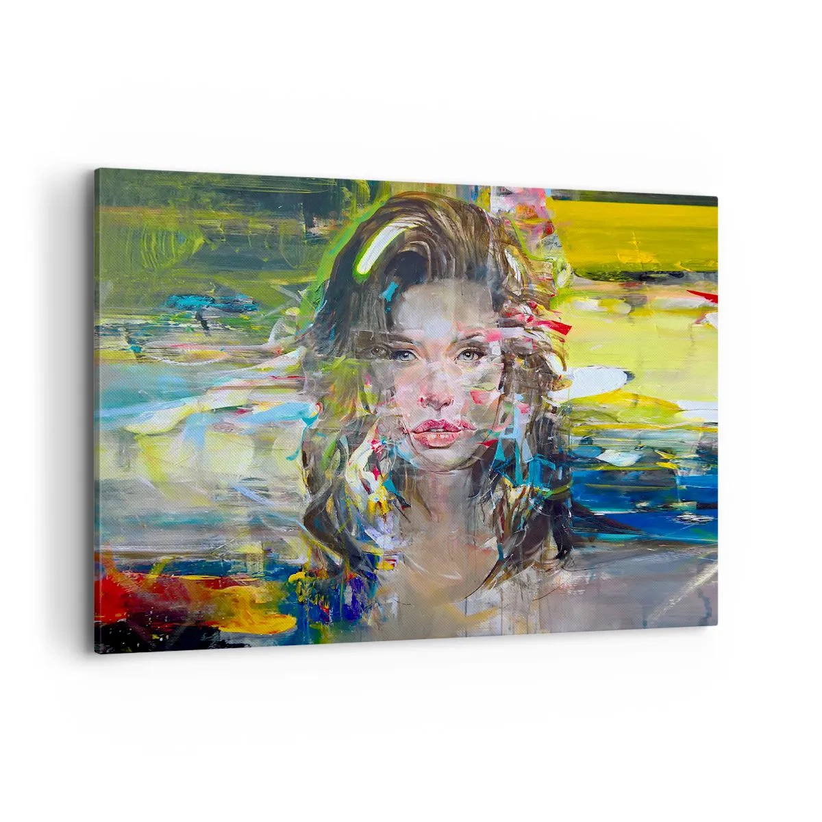 Lærredstryk - Billede på lærred - Bag lufttæppet - 100x70 cm