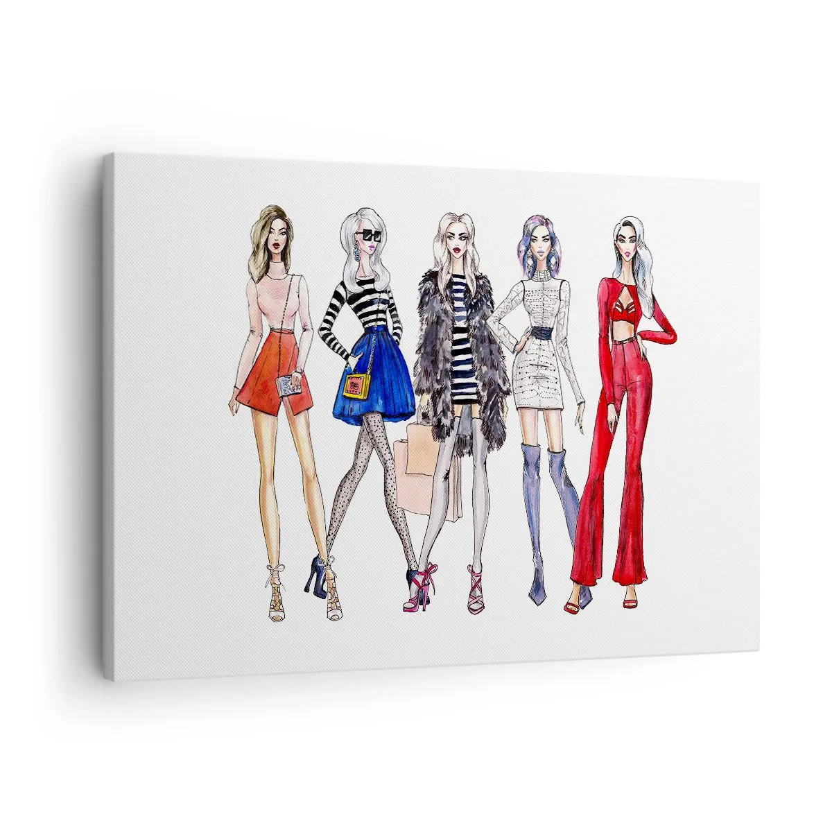 Lærredstryk - Billede på lærred - Every week Fashion Week - 70x50 cm