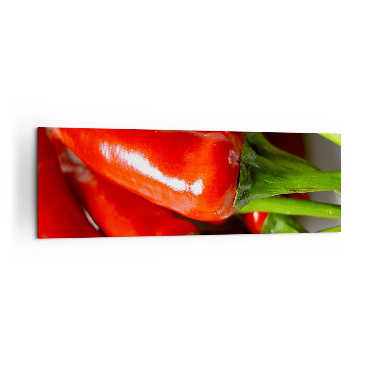 Lærredstryk - Billede på lærred - Saftig, skinnende, glat - 160x50 cm