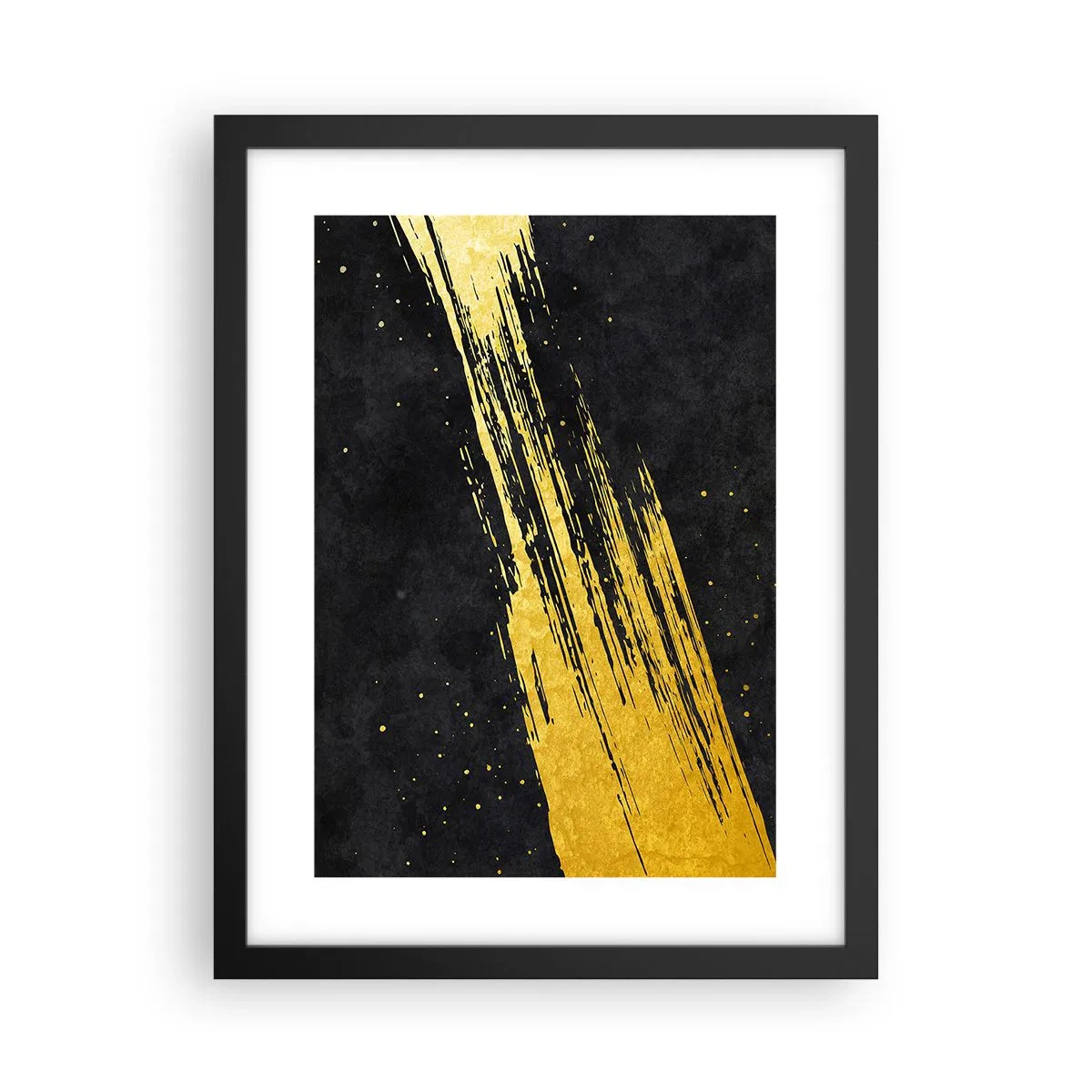 Plakat i sort ramme - Hop ind i hyperrummet - 30x40 cm