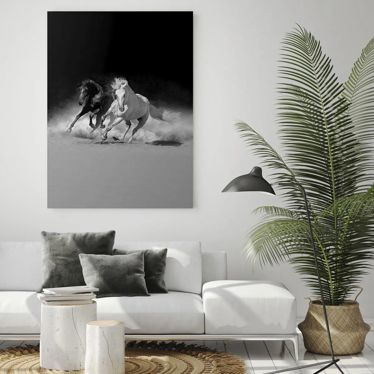 Billede på glas - Frihedens galop - 50x70 cm
