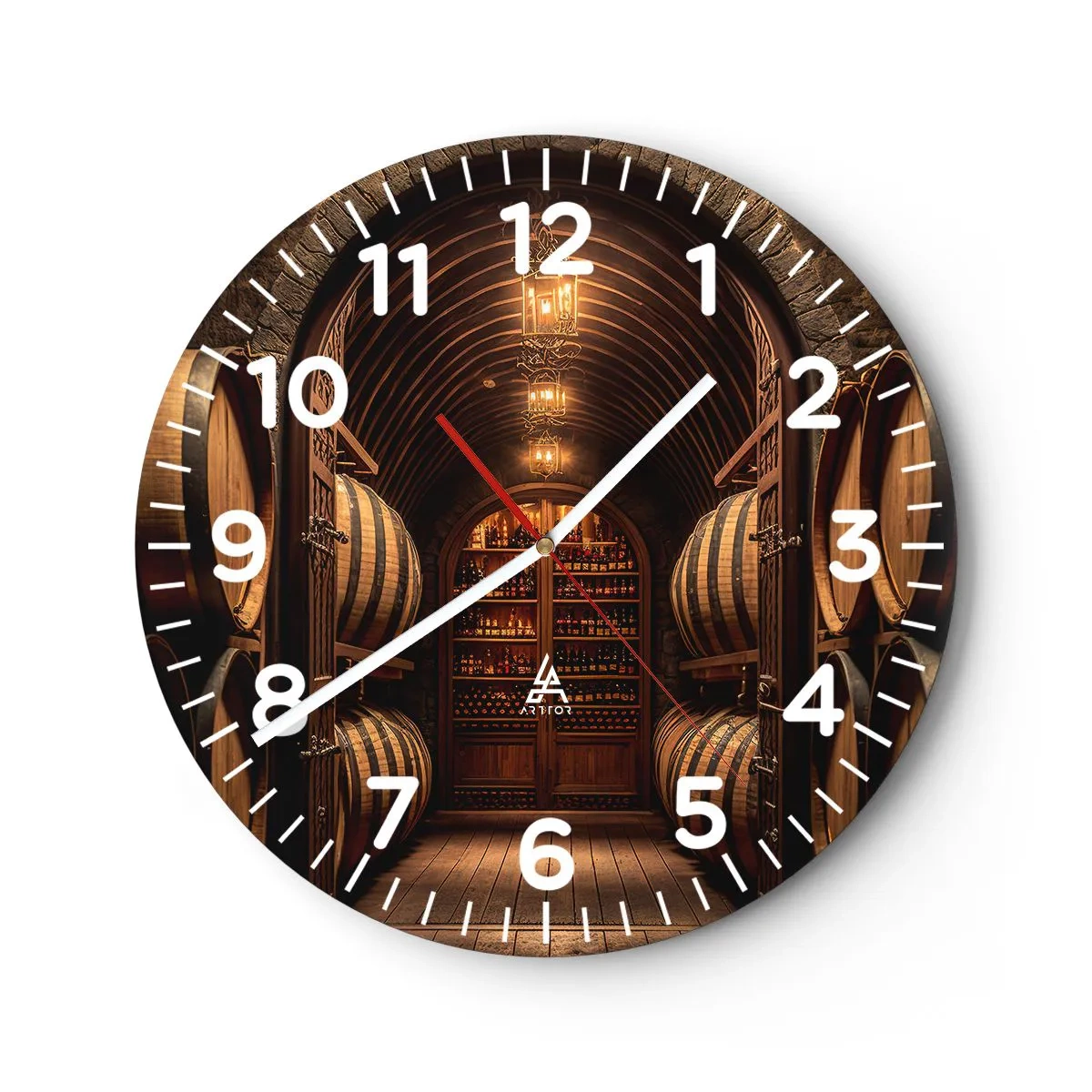 Vægur, Uret - Atmosfærisk kælder - 30x30 cm