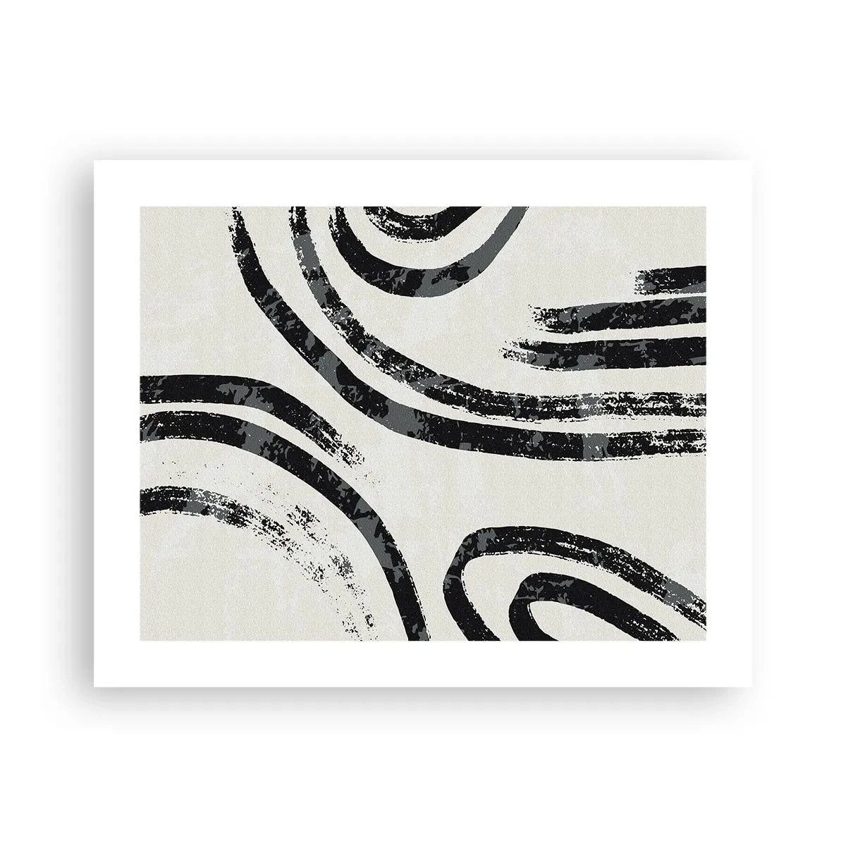 Plakat - Halvt stoppet - 50x40 cm