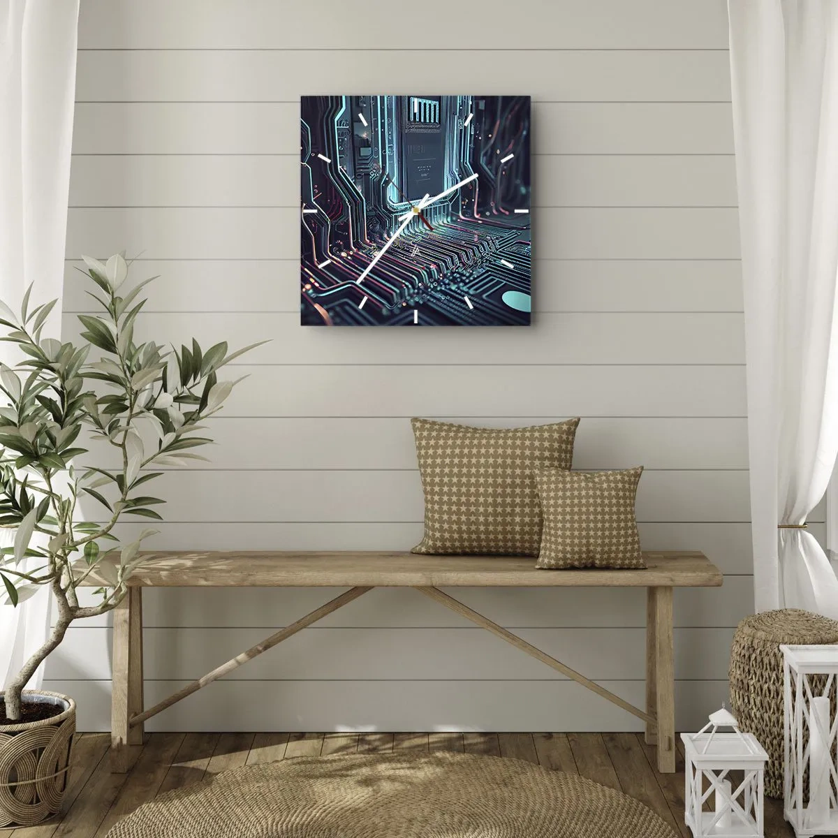 Vægur, Uret - Jeg tror... - 40x40 cm