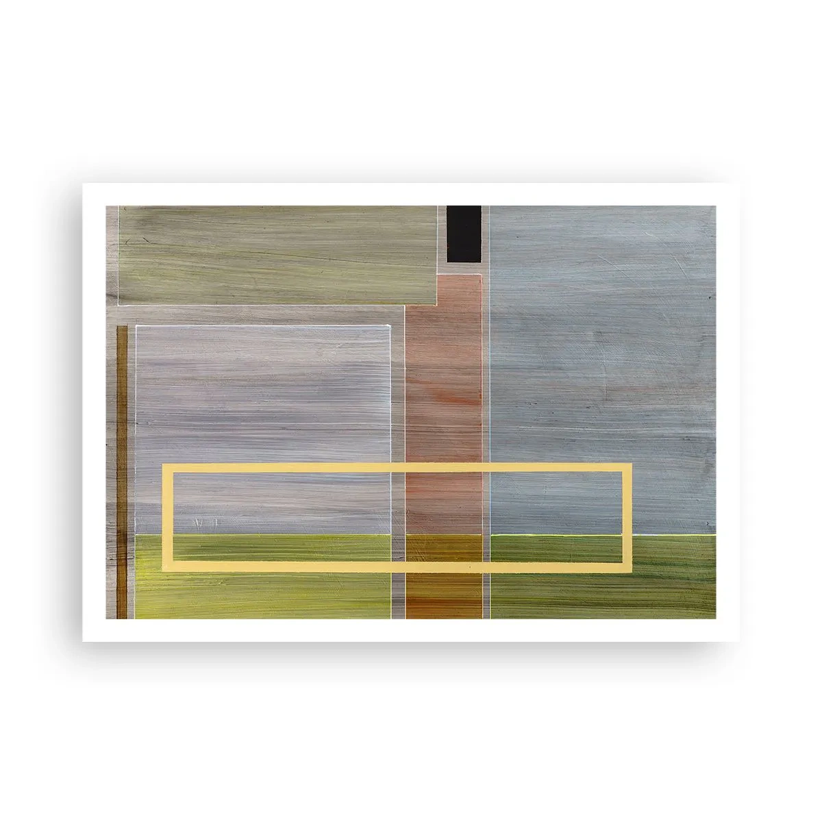 Plakat - Lige og rolig - 100x70 cm
