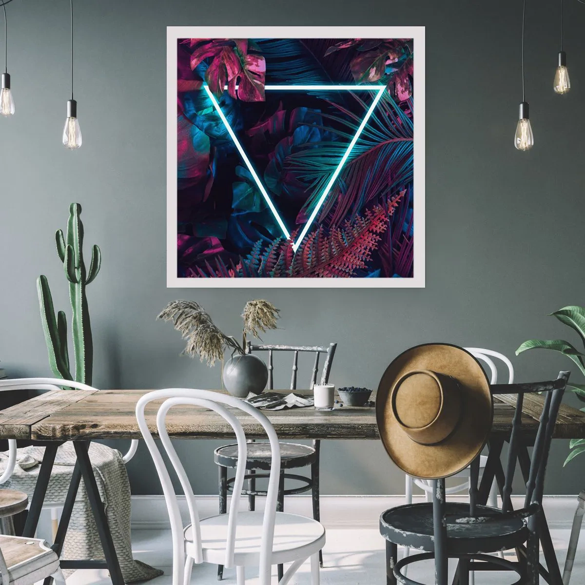Plakat - Have i disco-stil - 50x50 cm