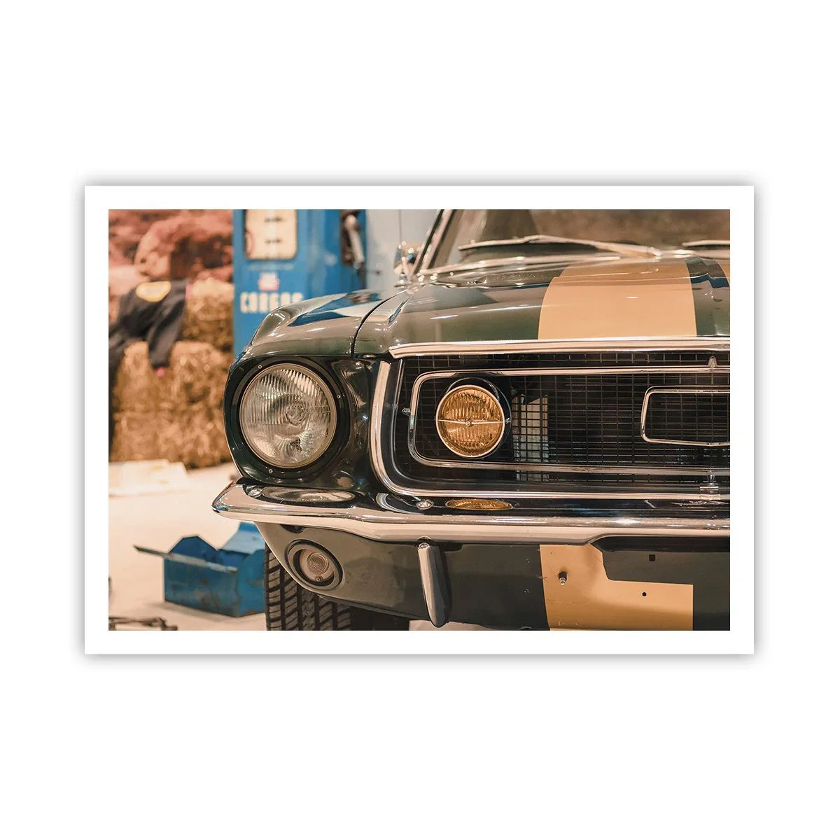 Plakat - Møde med en legende - 100x70 cm