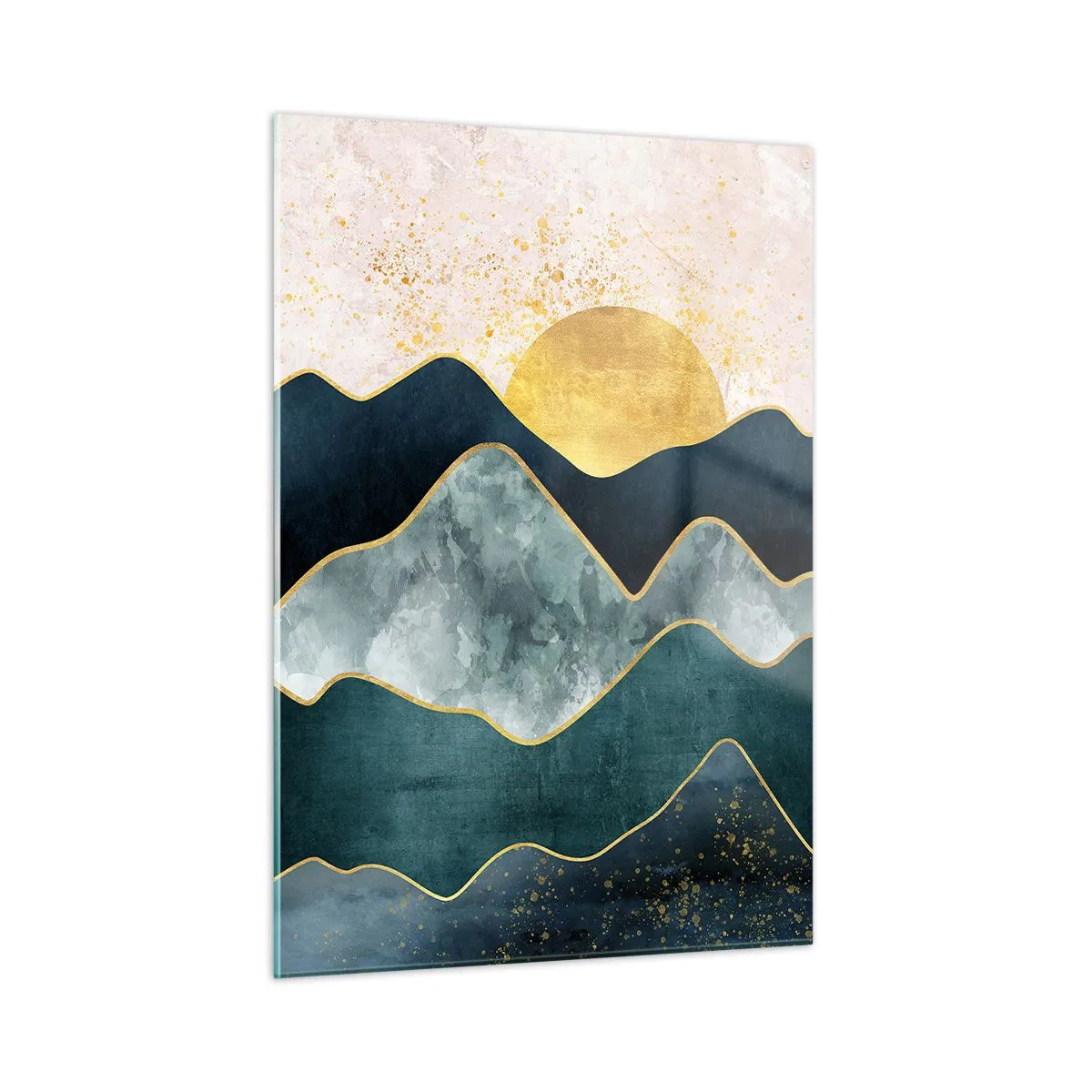 Billede på glas - Bag de syv bjerge - 50x70 cm