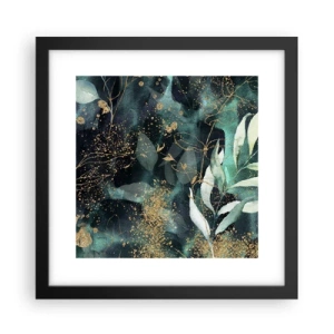Plakat i sort ramme - Fortryllet have - 30x30 cm