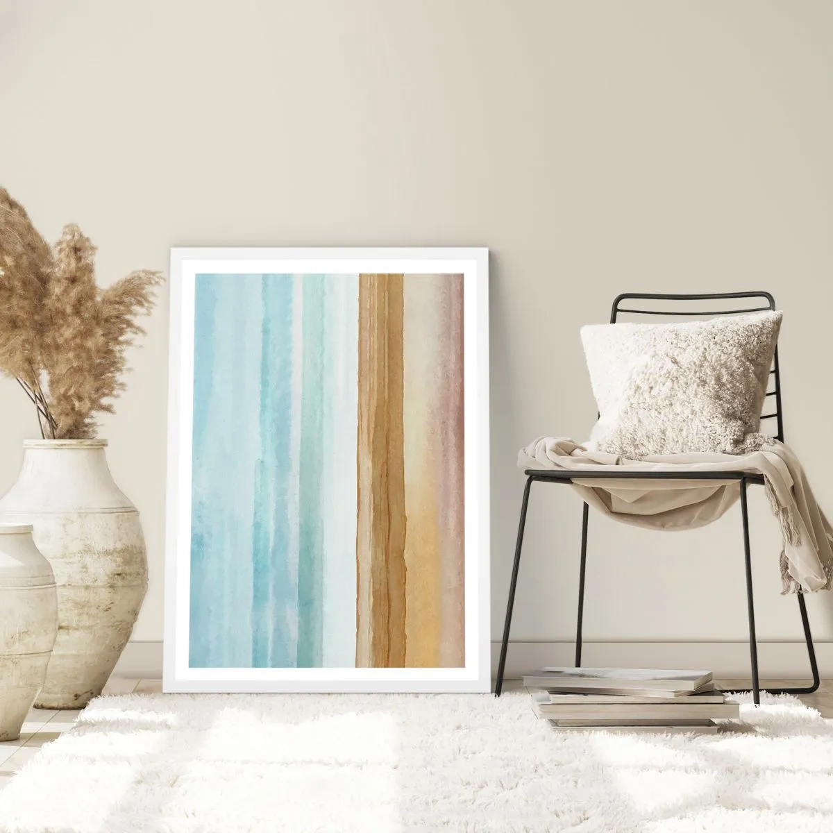 Plakat i hvid ramme - Trøst - 30x40 cm