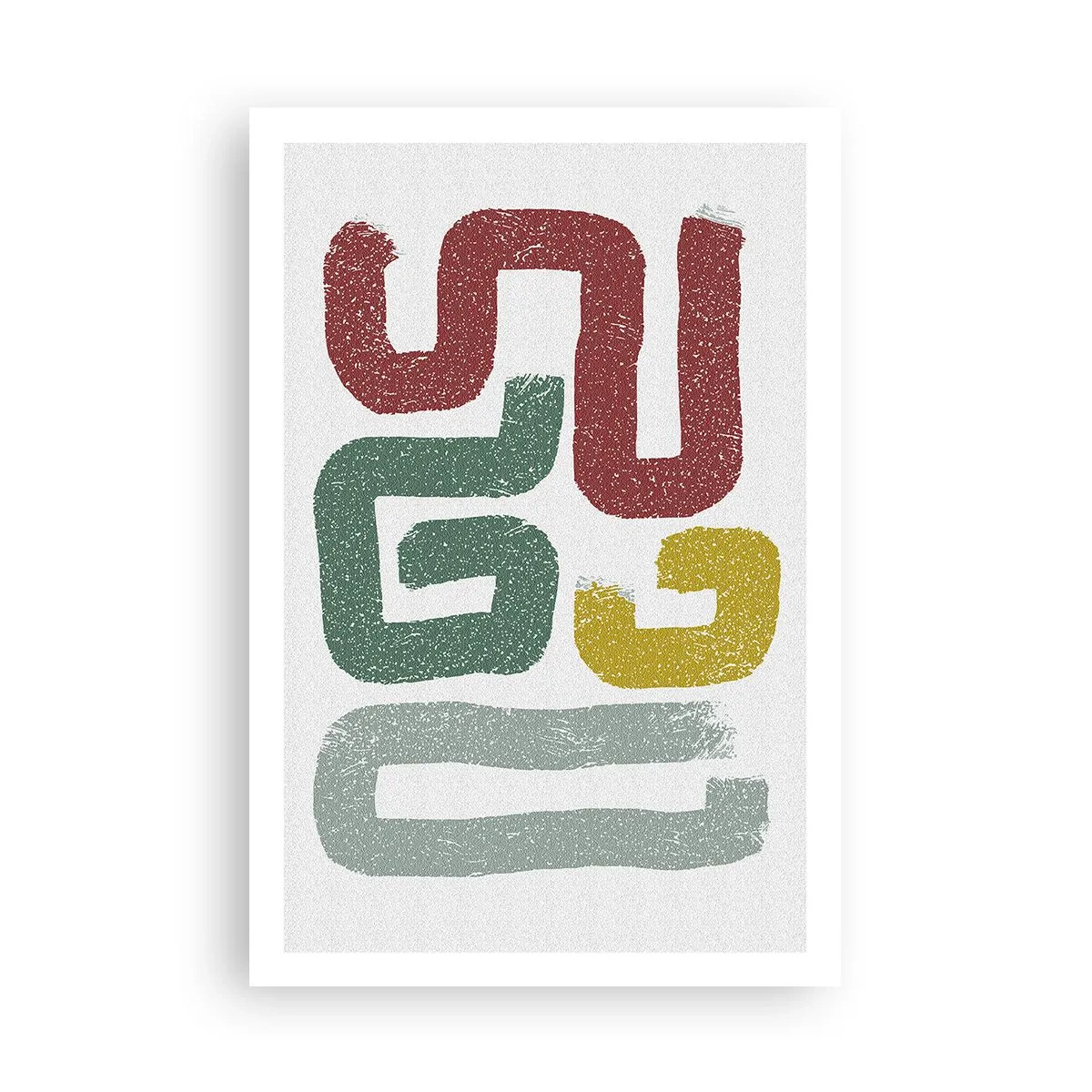 Plakat - På et ukendt sprog - 61x91 cm