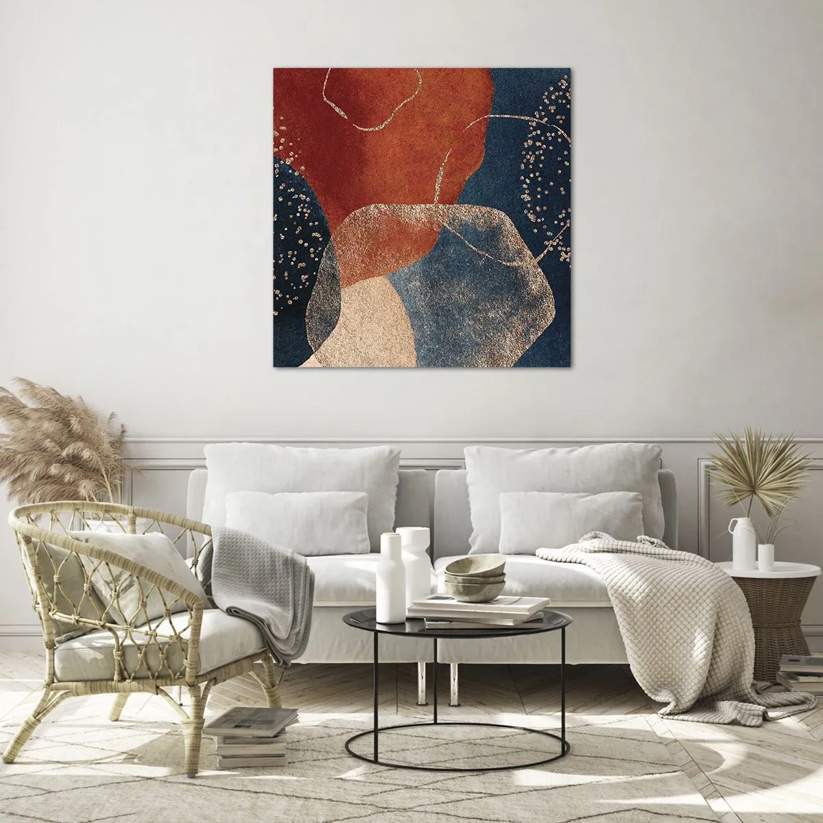 Billede på glas - Lethed i tilværelsen - 50x50 cm