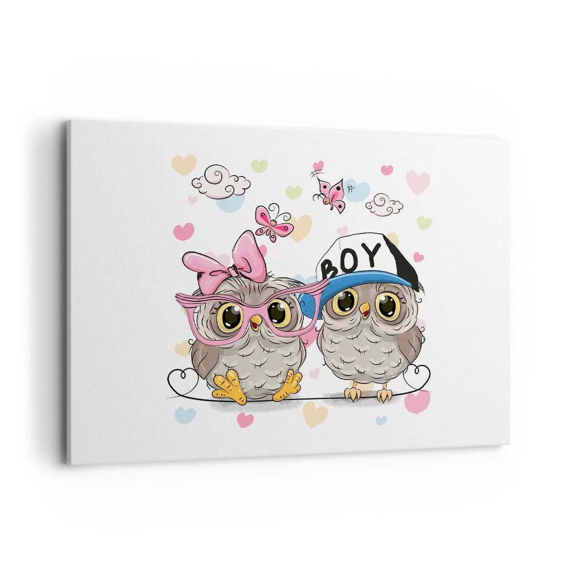 Lærredstryk - Billede på lærred - Lad os elske hinanden! - 100x70 cm