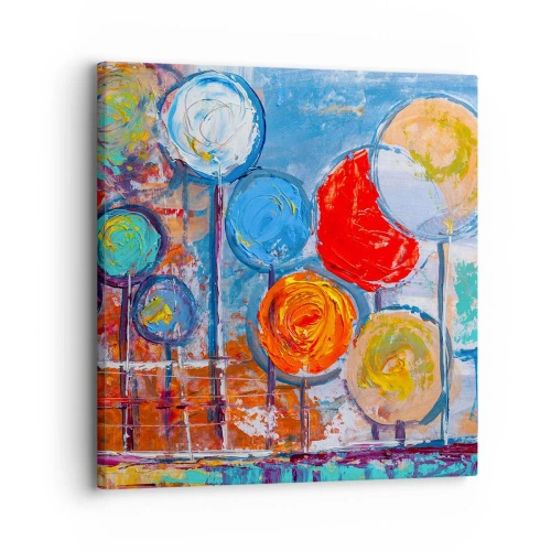 Lærredstryk - Billede på lærred - Mirakler på en pind - 30x30 cm