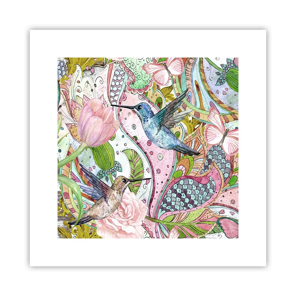 Plakat - Forviklet i vinstokkene - 30x30 cm