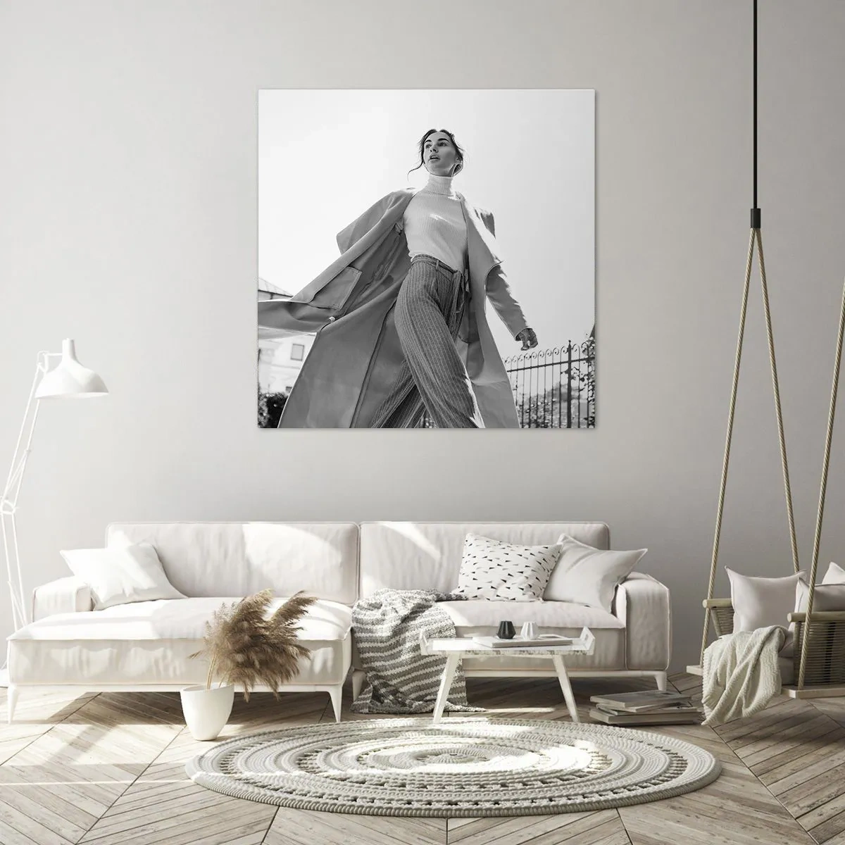 Lærredstryk - Billede på lærred - Kommer du med mig? - 40x40 cm