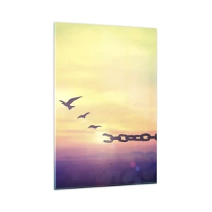 Billede på glas - Sejr for frihed - 80x120 cm