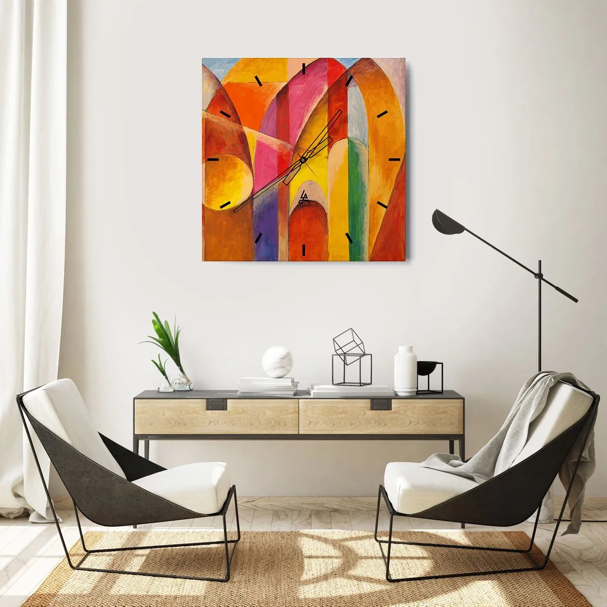 Vægur, Uret - Solens katedral - 40x40 cm