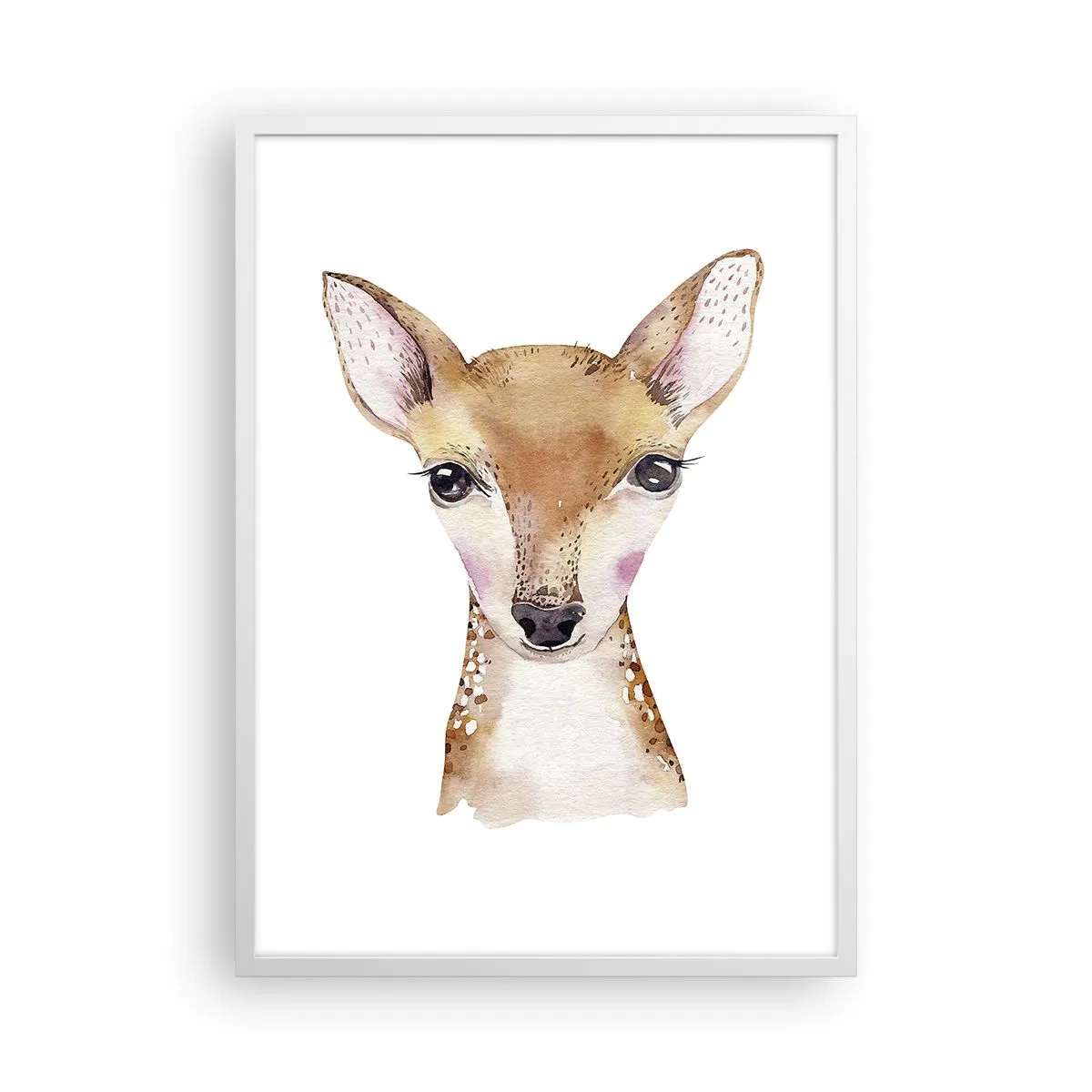 Plakat i hvid ramme - Uskyldighedens natur - 50x70 cm