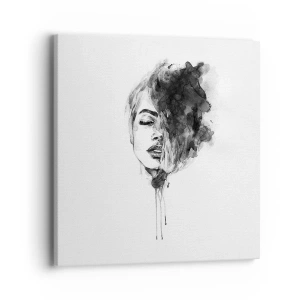 Lærredstryk - Billede på lærred - Hvad piger drømmer om - 40x40 cm