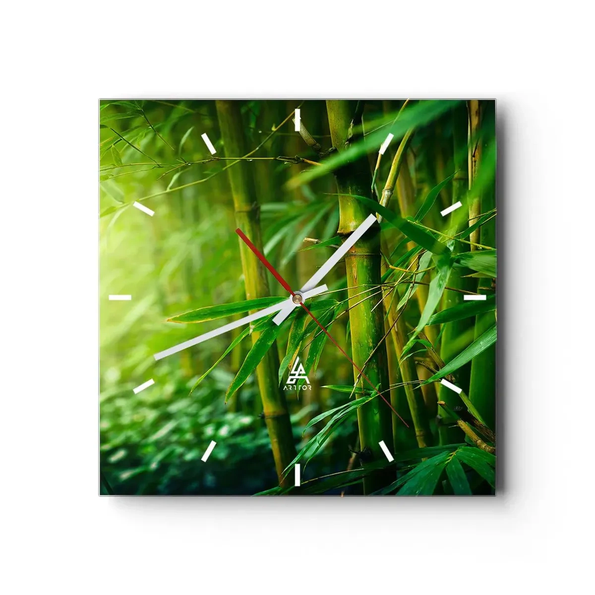 Vægur, Uret - Lær selve det grønne at kende - 40x40 cm