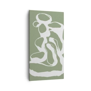 Lærredstryk - Billede på lærred - Rummets kald - 55x100 cm