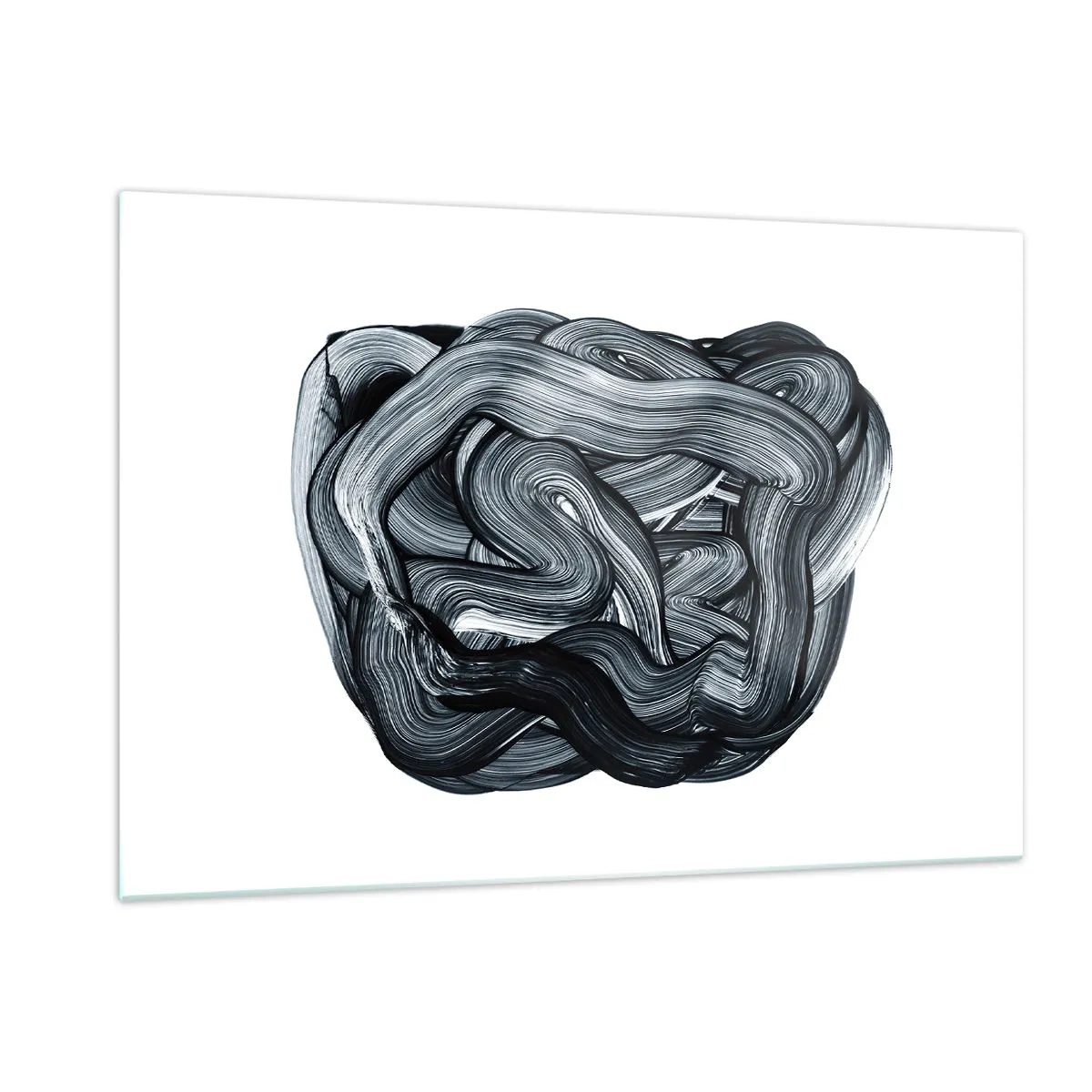 Billede på glas - Så enkelt er det ikke - 120x80 cm