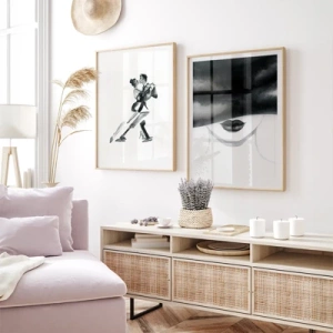 Black and white no. 3 - Inspiration til stuen