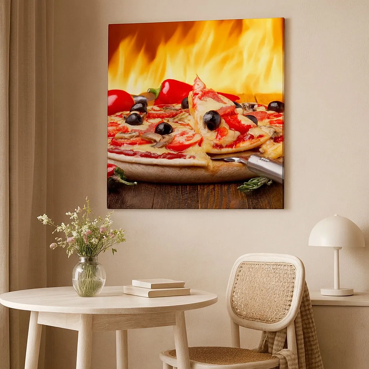 Lærredstryk - Billede på lærred - From Italy with love - 30x30 cm