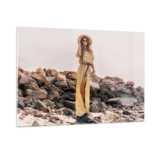 Billede på glas - Magien ved sten - 120x80 cm