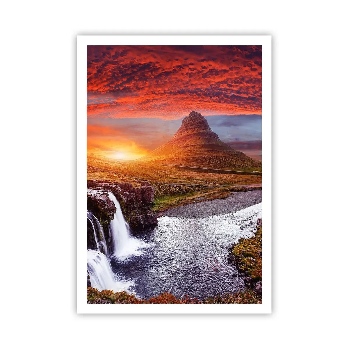 Plakat - En udsigt over Midgård - 70x100 cm
