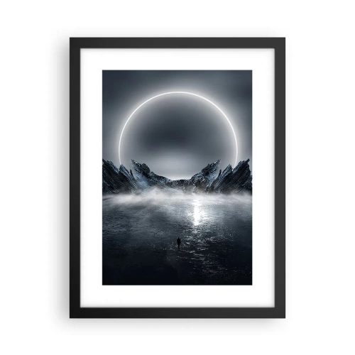 Plakat i sort ramme - En finale på en historie - 30x40 cm