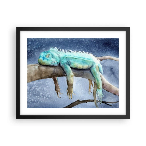 Plakat i sort ramme - Det er godt! - 50x40 cm