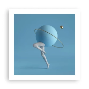 Plakat - Og planeterne går amok - 50x50 cm