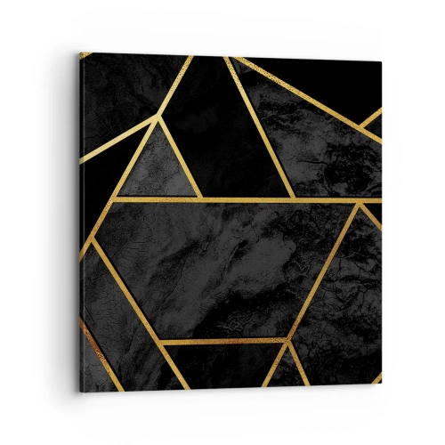 Lærredstryk - Billede på lærred - Mørke og lys - 70x70 cm