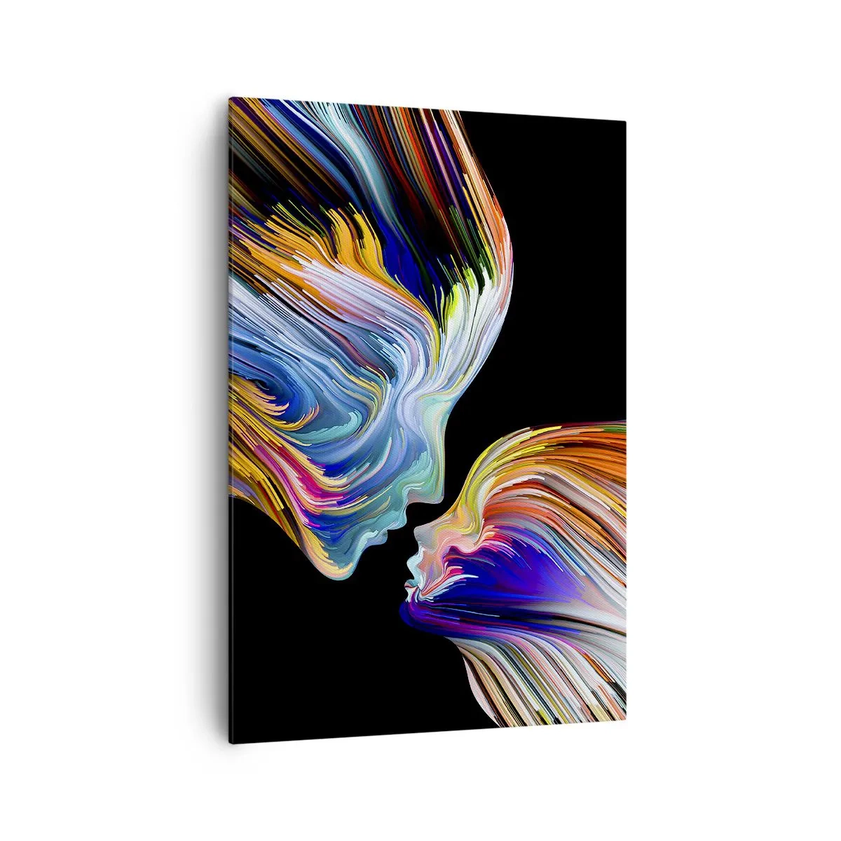 Lærredstryk - Billede på lærred - Fusion af energi og lys - 70x100 cm