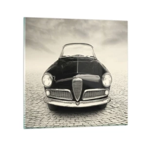 Billede på glas - Og hvordan kan man ikke elske mig? - 50x50 cm