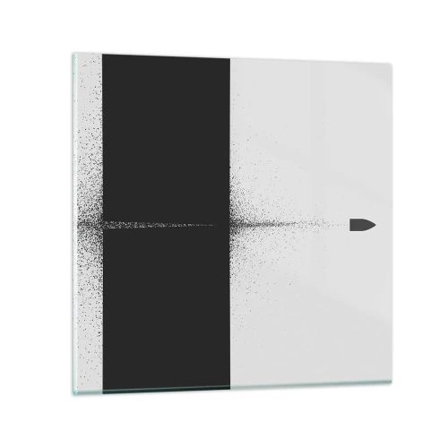 Billede på glas - Lige til sagen - 60x60 cm