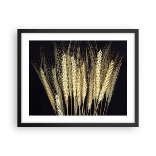 Plakat i sort ramme - Rustik magi - 50x40 cm