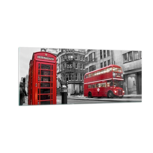 Billede på glas - Den rødeste i Europa - 100x40 cm