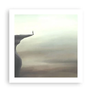 Plakat - Opad, selvfølgelig! - 50x50 cm