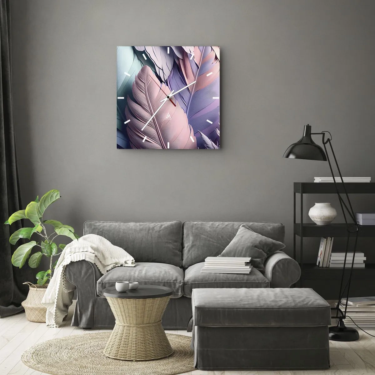 Vægur, Uret - Chik fugl - 30x30 cm