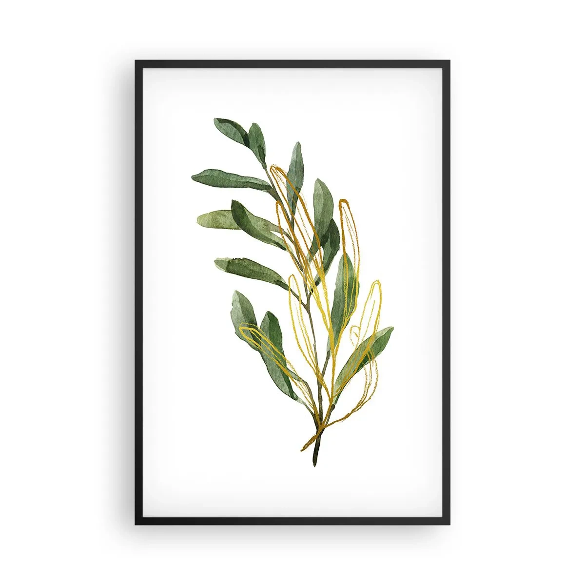 Plakat i sort ramme - Alt, hvad der er godt - 61x91 cm