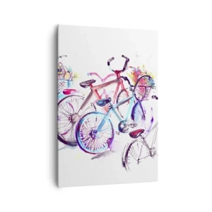 Lærredstryk - Billede på lærred - Antimoto klubmøde - 70x100 cm